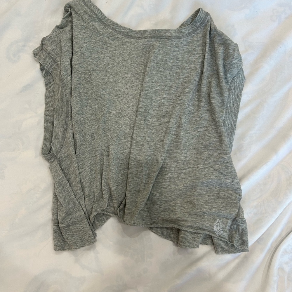 Free People Open Back Tee